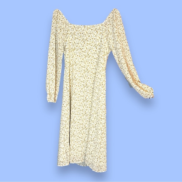 💥HP💥NWT Vernacular Peasant Style Midi Dress in Antique Floral Print. Size Small - Picture 3 of 13